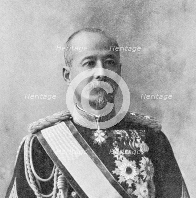 Kodama Gentaro, Japanese soldier and statesman, Russo-Japanese War, 1904-5. Artist: Unknown