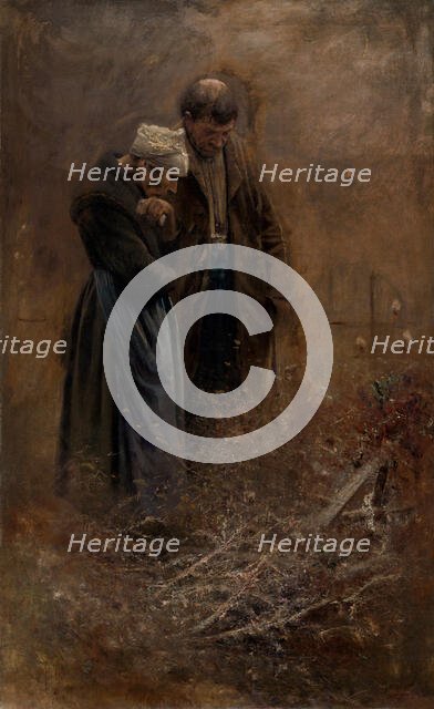 Over the Grave, 1878. Creator: Ladislav Mednyanszky.