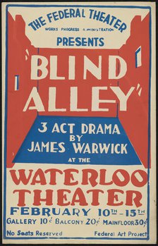 Blind Alley, Waterloo, IA, 1937. Creator: Unknown.