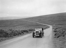 MG Magnette of H Koppenhagen competing at the MCC Torquay Rally, July 1937. Artist: Bill Brunell.