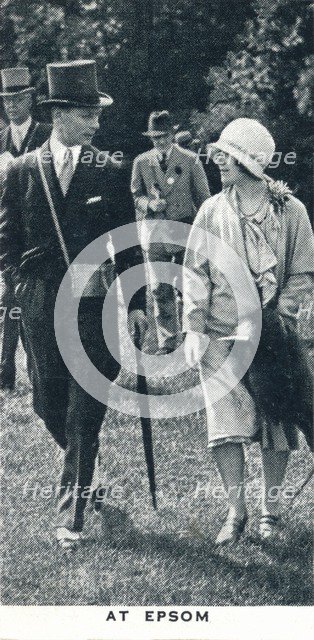 'At Epsom', 1928 (1937). Creator: Unknown.