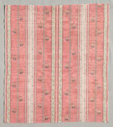 Silk Brocaded Textile, 1774-1793. Creator: Unknown.