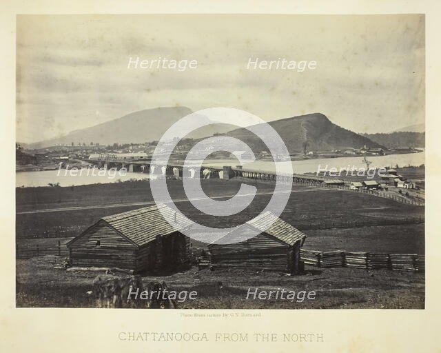 Chattanooga from the North, 1864. Creator: George N. Barnard.