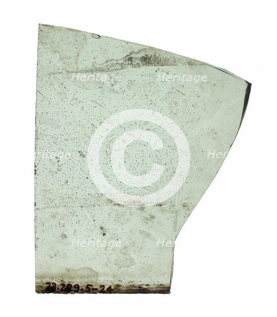 Glass Fragment, French, 14th-15th century. Creator: Unknown.