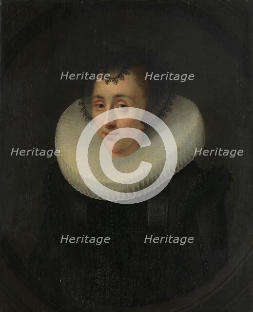 Portrait of Hortensia del Prado (?-1627), c.1625. Creator: Salomon Mesdach.