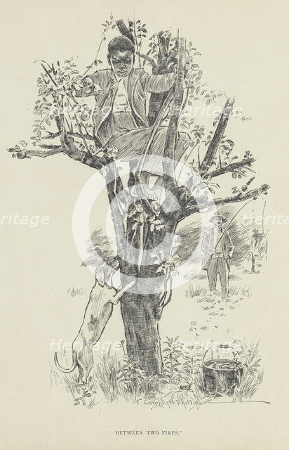 Between two fires, 1899. Creator: Jay Campbell Phillips.