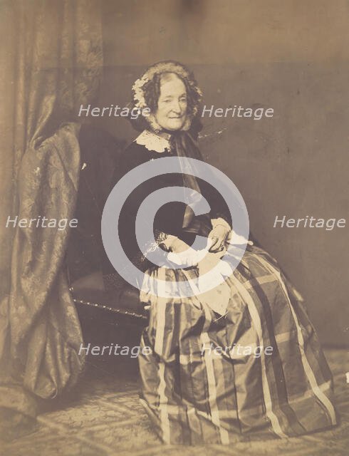 Mrs. Lydia Huntley Sigourney, 1850s. Creator: Unknown.