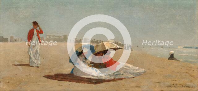 East Hampton Beach, Long Island, 1874. Creator: Winslow Homer.