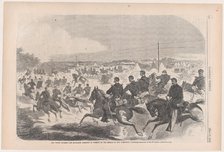 The Union Cavalry and Artillery Starting in Pursuit of the Rebels up the Yorktown ..., May 17, 1862. Creator: Unknown.
