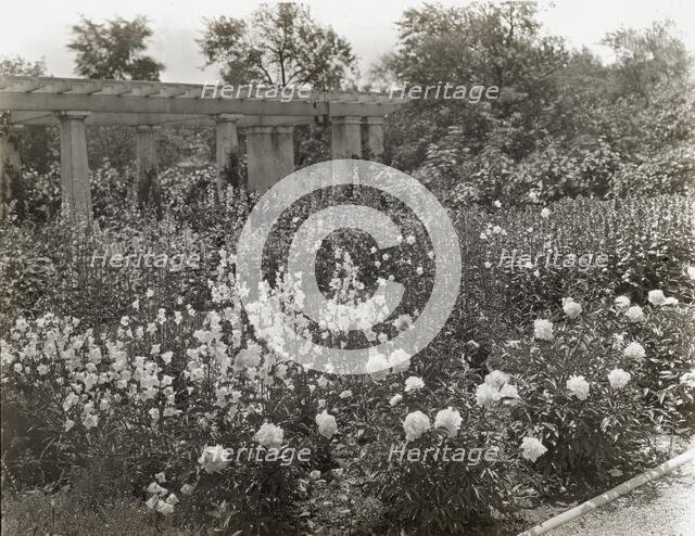 "Lake Terrace," John Stoughton Newberry, Jr., house, 99 Lake Shore Drive, Grosse Pointe Farms, 1917. Creator: Frances Benjamin Johnston.