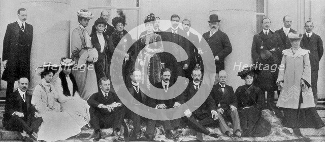 King Edward VII on a royal visit to Ireland, 1902-1905 (1910). Artist: Unknown