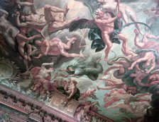 The ceiling of the State Dining Room, Chatsworth House, Derbyshire, c1955. Creator: Arthur Charles Kirby Ware.