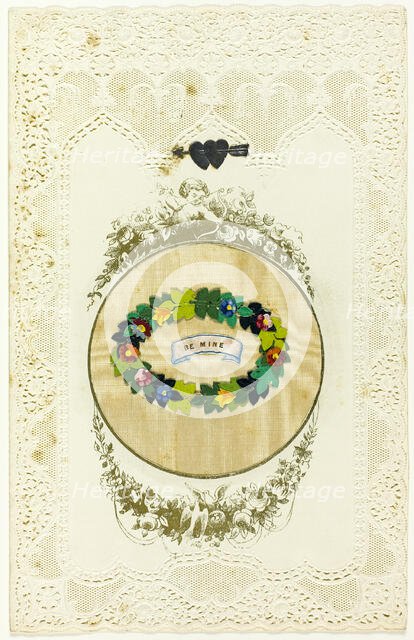 Be Mine (Valentine), 1845/50. Creator: Joseph Mansell.