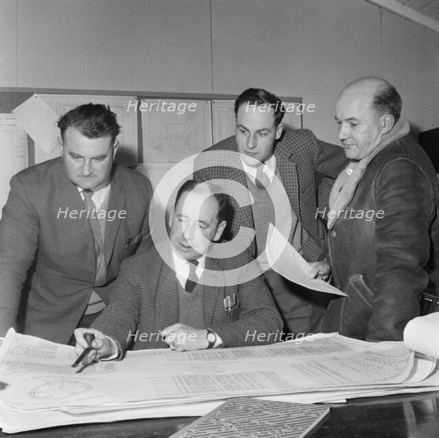 Eggborough Power Station, A19, Eggborough, Selby, North Yorkshire, 03/04/1963. Creator: John Laing plc.