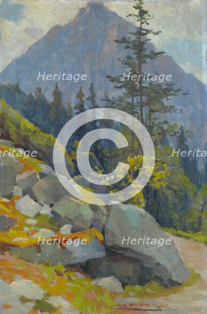 Tatra Motif, 1935. Creator: Ludovit Cordak.