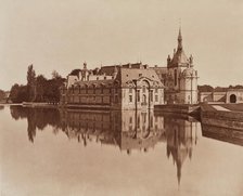 Chateau, Chantilly, between 1867 and 1870. Creator: Adolphe Braun.