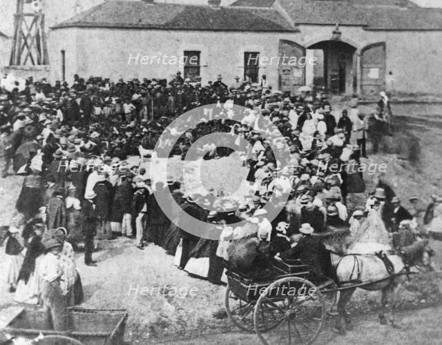 "Blanket Day", Queen Victoria's birthday celebrations, 24 May 1863. Creator: Unknown.