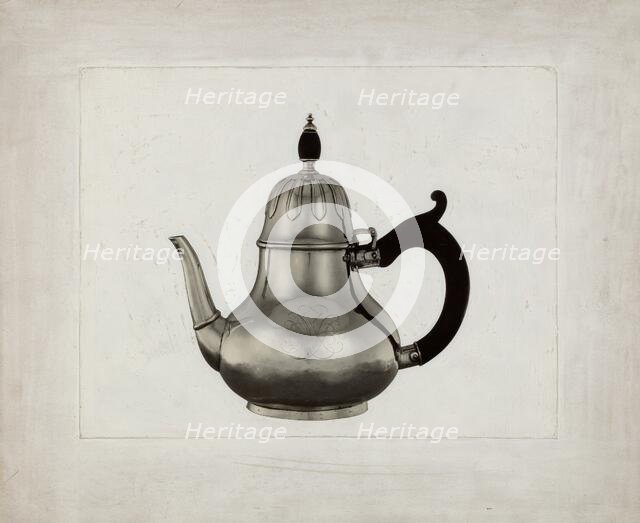 Teapot, 1935/1942. Creator: Unknown.