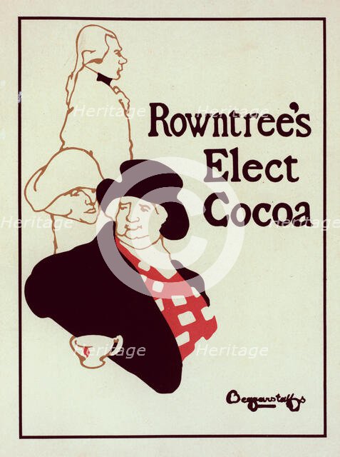 Affiche anglaise pour le "Rowntree's Elect Cocoa", c1899. Creator: William Nicholson.