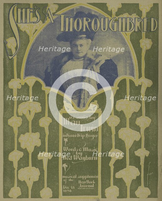'She's a thoroughbred', 1898. Creator: Unknown.