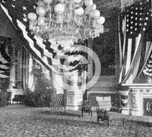 East room of the White House, Washington, c1901. Artist: Unknown