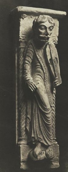 Plaster Cast of Romanesque Sculpture, c. 1854. Creator: Unidentified Photographer.