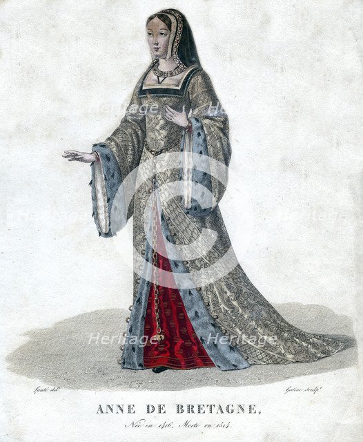 'Anne de Bretagne', (early 19th century). Creator: Georges Jacques Gatine.