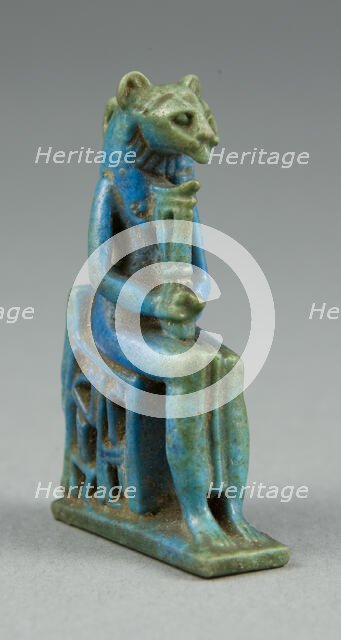 Amulet of the Goddess Sekhmet, Egypt, Third Intermediate Period (about 1069-664 BCE). Creator: Unknown.