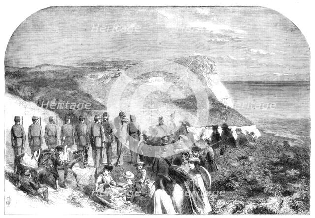 Rifle fete at Ecclesbourne, near Hastings, 1860. Creator: W Thomas.