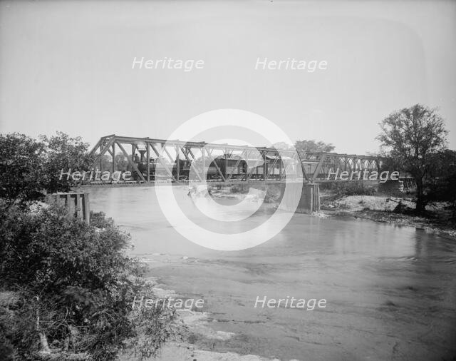 Bridge at Santa Rosa, between 1880 and 1897. Creator: William H. Jackson.