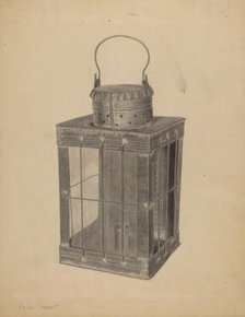 Lantern for Candle, 1935/1942. Creator: Henry Granet.