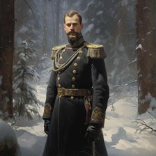 AI IMAGE - Portrait of Tsar Nicholas II, 1917, (2023). Creator: Heritage Images.