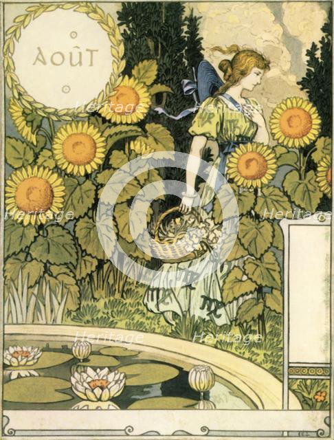 'Août', 1896. Creator: Eugene Samuel Grasset.