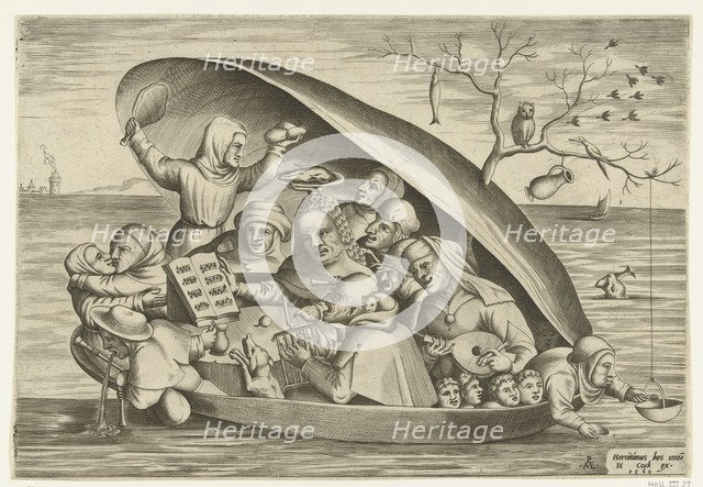 Merrymakers in a Mussel at Sea, 1562.