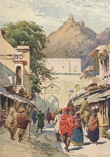 'The Main Street of Alwar', c1880 (1905). Creator: Alexander Henry Hallam Murray.