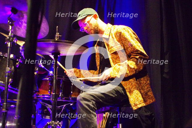 Peter Adam Hill, Guido Spannocchi Quartet, Verdict Jazz Club, Brighton, East Sussex, Sept 2023. Creator: Brian O'Connor.