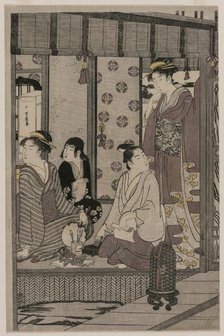 Morning Glory (from the series The Tale of Genji in Elegant Modern Dress), c. 1790. Creator: Ch?bunsai Eishi (Japanese, 1756-1829).