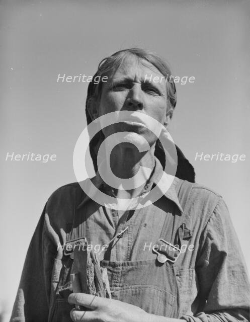 Oklahoma drought refugee, California, 1937. Creator: Dorothea Lange.