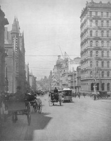 'Collins Street, Melbourne', 19th century. Artist: Unknown.