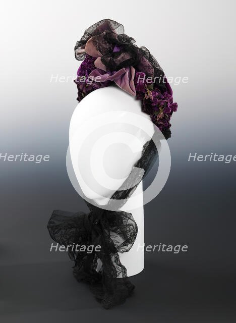 Bonnet, Austrian, 1873. Creator: Unknown.