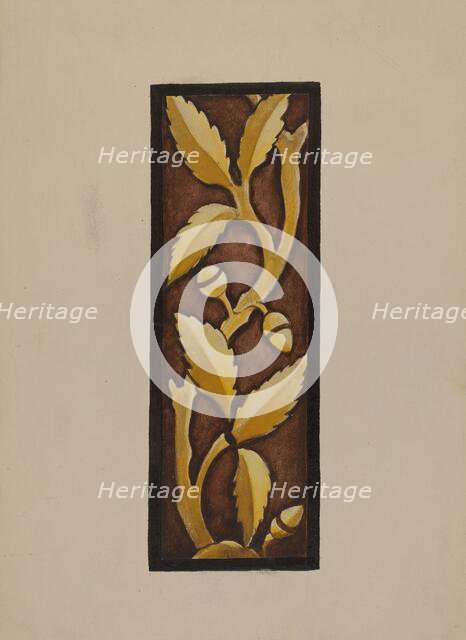 Painted Glass - Mariner's Church, c. 1937. Creator: James McLellan.