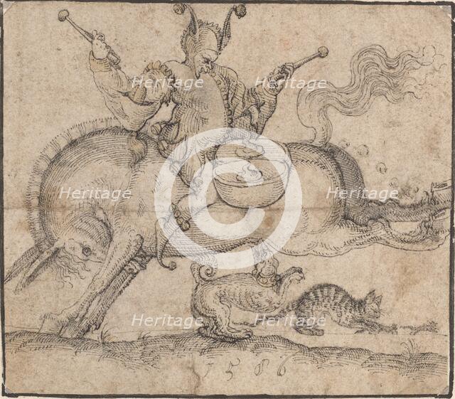 The Jester, 1586. Creator: Jost Ammon.