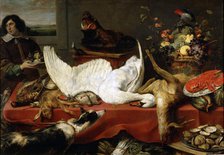'Still life with a Swan', 1640s. Artist: Frans Snyders