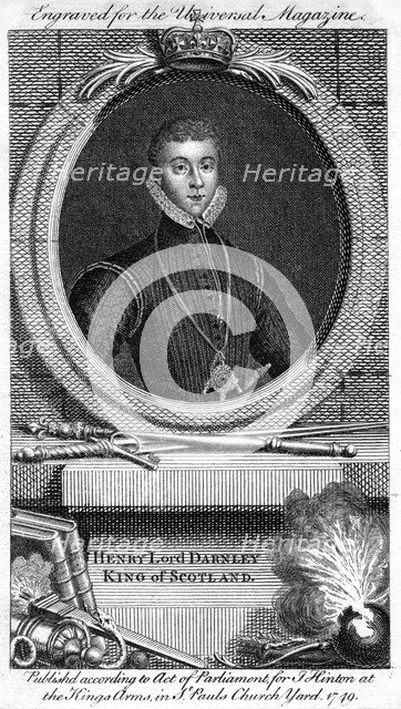 Henry Stuart, Lord Darnley, second husband of Mary, Queen of Scots, (1749). Artist: Unknown