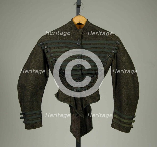 Bodice, American, 1864-70. Creator: Unknown.