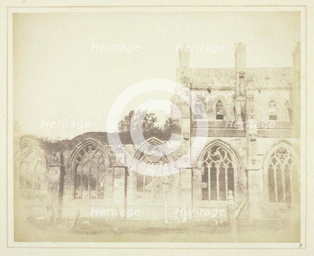 Melrose Abbey, 1844. Creator: William Henry Fox Talbot.