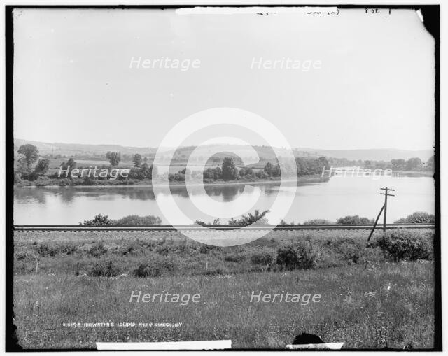Hiawatha's Island near Owego, N.Y., c1900. Creator: Unknown.