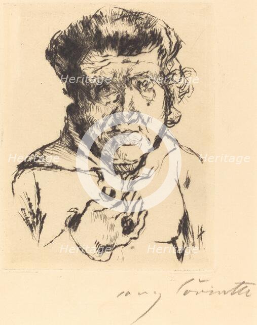 Des Künstlers Schwiegermutter (The Artist's Mother-in-Law), 1920. Creator: Lovis Corinth.