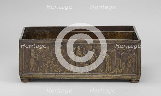 Saint Simeon of Polirone and the Miracle of the Stag, probably c. 1516. Creator: Bartolomeo Spani.