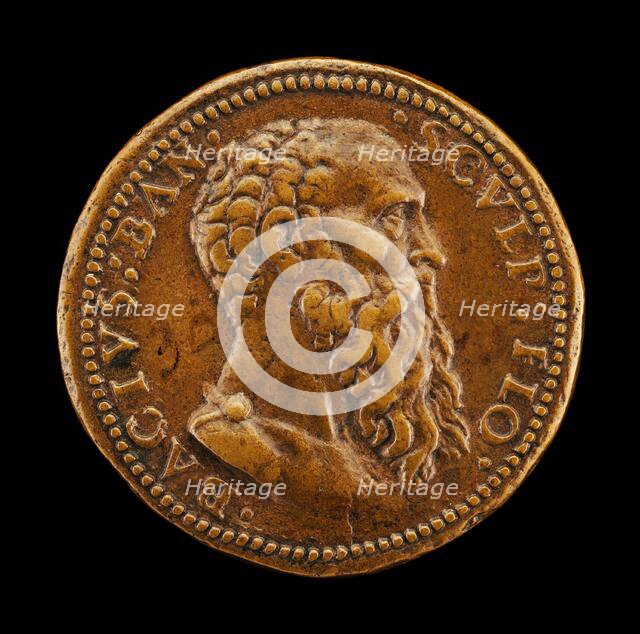 Baccio Bandinelli, 1493-1560, Florentine Sculptor [obverse]. Creator: Leone Leoni.